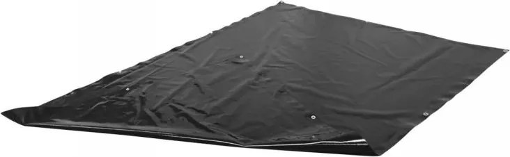 JAGO Plandeka 650 g/m², oczka aluminiowe ,czarna, 4 x 5 m