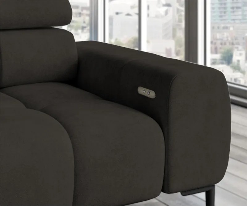 Narożnik PLAZA L z elektryczną regulacją siedziska WERSAL