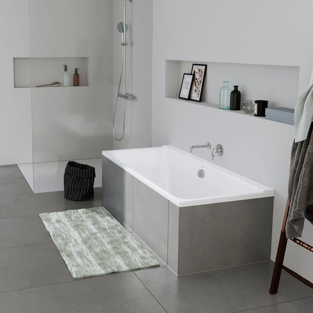 Duravit P3 wanna prostokątnaAkryl - biały połysk - do zabudowy - 180 x 80 cm