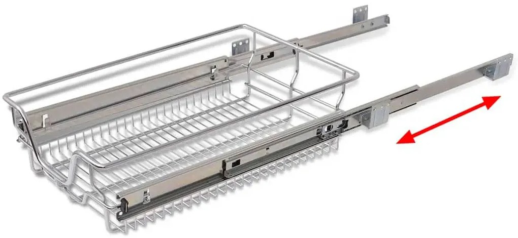 2 sztuki stalowego kosza cargo - Delvid 3X