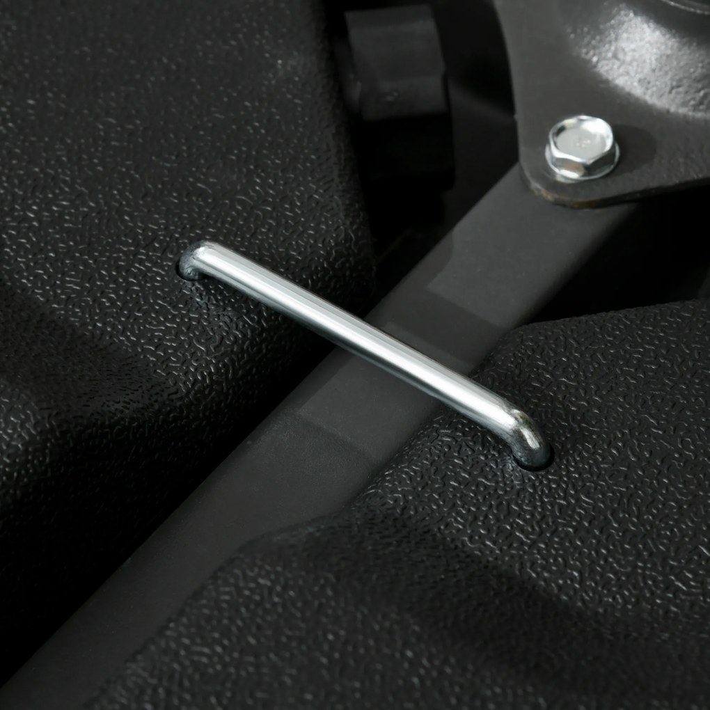 Outsunny Obciążniki do stojaka na parasol, wypełnialne wodą i piaskiem, plastik, 103Dł x 103Szer x 8,3Wys cm, Czarne