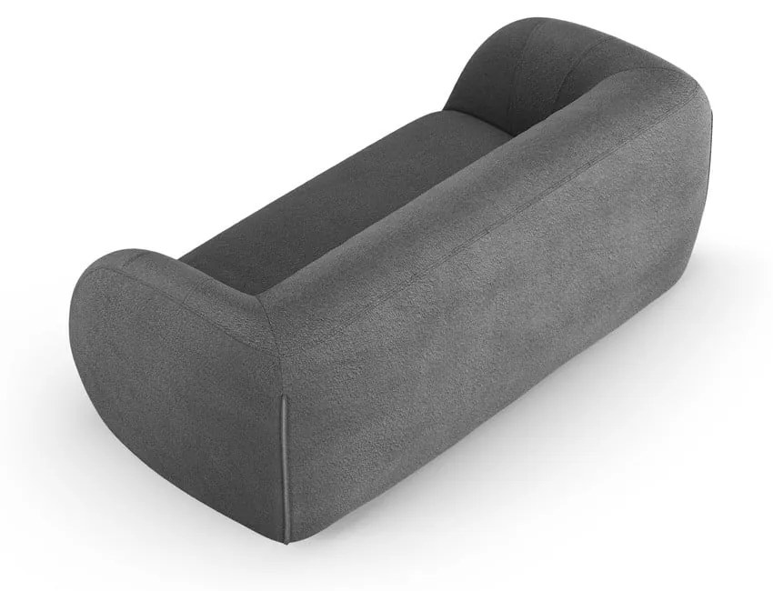 Szara sofa z materiału bouclé 210 cm Essen – Cosmopolitan Design