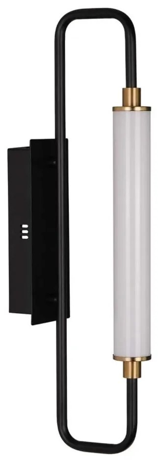 Kinkiet LED FELICJA, 10W, 230V, 4000K, czarny