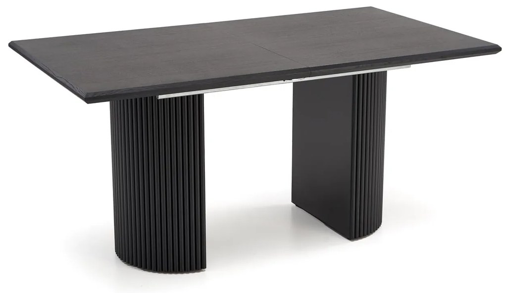 BOLERO stół rozkładany 160-250x90x78 cm czarny, 6-10 osobowy
