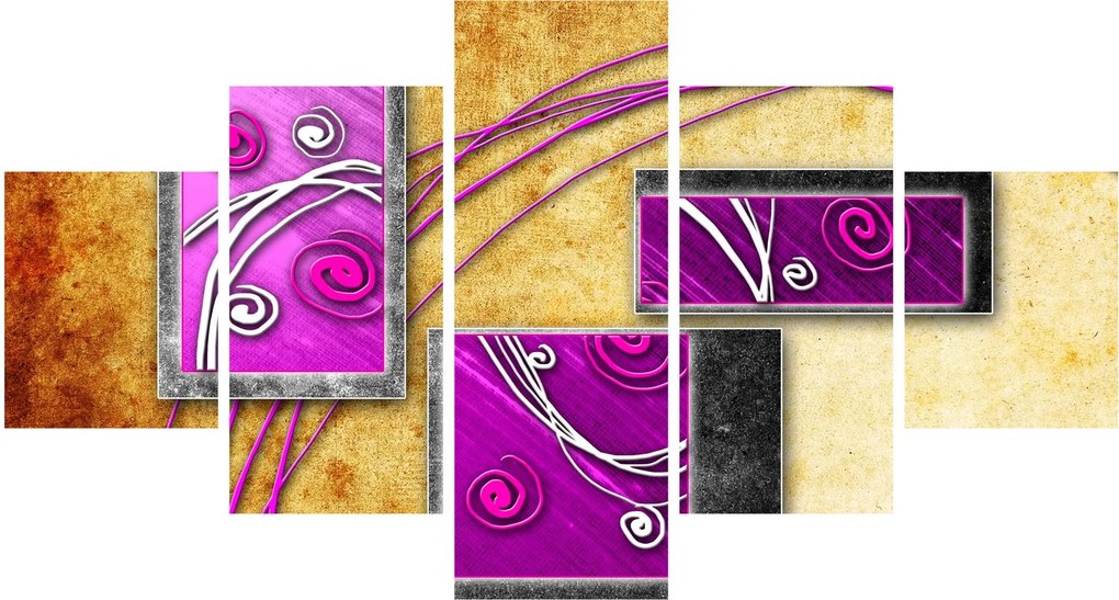 Obraz abstrakcji (125x70 cm)
