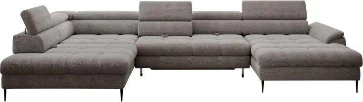 Narożnik EMPOLI XL w układzie U z funkcją spania WERSAL