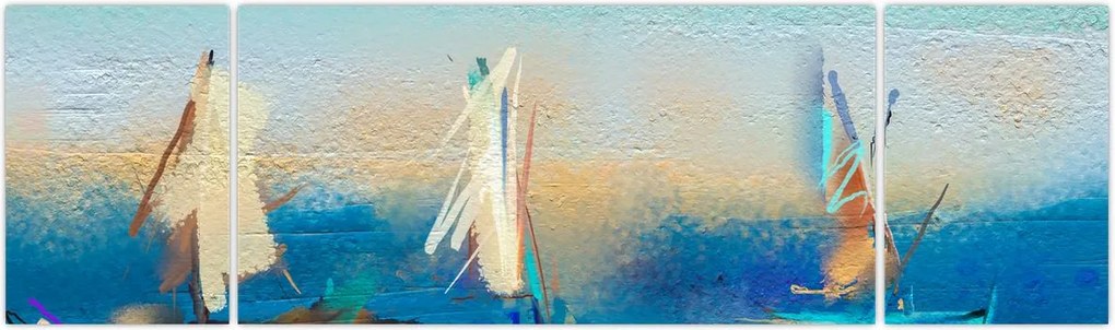 Obraz - Malarstwo krajobrazowe, malarstwo (170x50 cm)