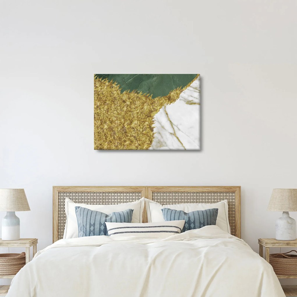 Obraz - Zielony marmur N⁰2 (70x50 cm)