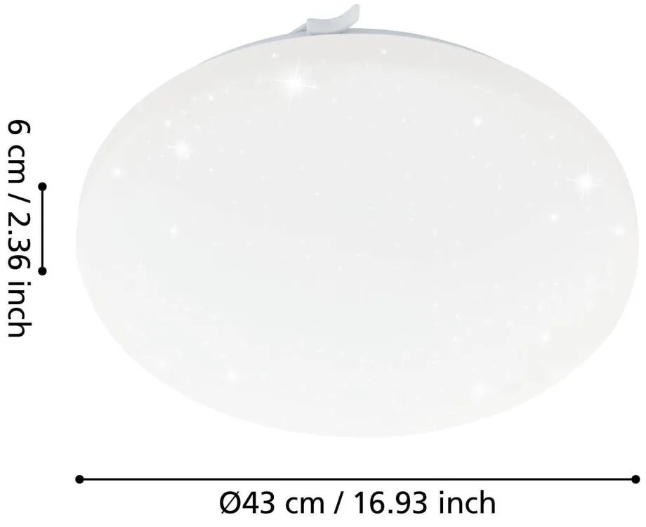 Biała lampa sufitowa LED FRANIA-S – EGLO