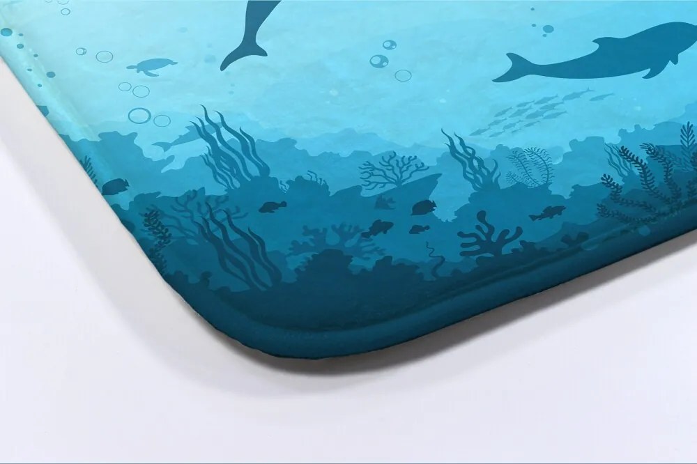 Dywanik łazienkowy Dywanik łazienkowy Delfiny