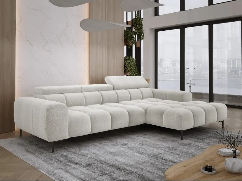 Narożnik PLAZA MINI Prawostronny w tkaninie EDEN 01 WERSAL