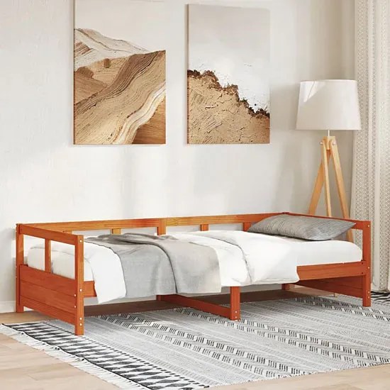 Klasyczne brązowe łóżko 90x200 B9-G96