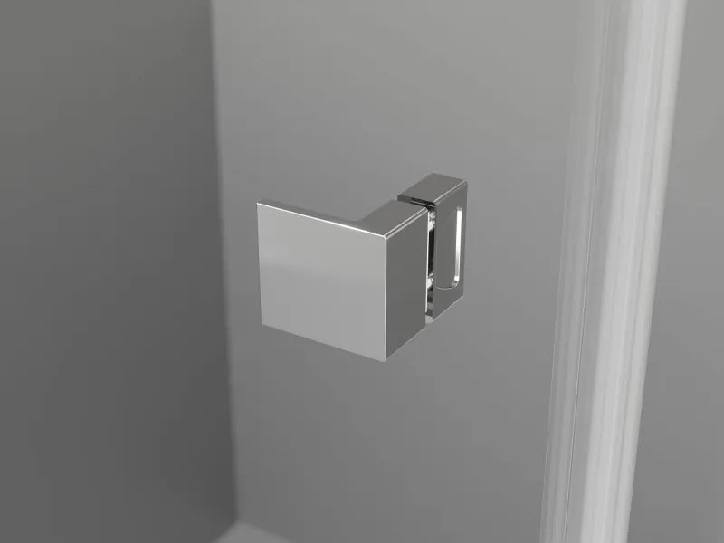 Mexen Lunar-F drzwi prysznicowe składane lewe 65 cm, transparent, chrom - 836-065-000-01-00-L