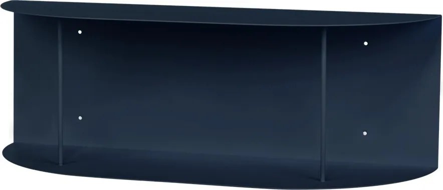 Ciemnoniebieska wielopoziomowa metalowa półka 60 cm Lina – noo.ma