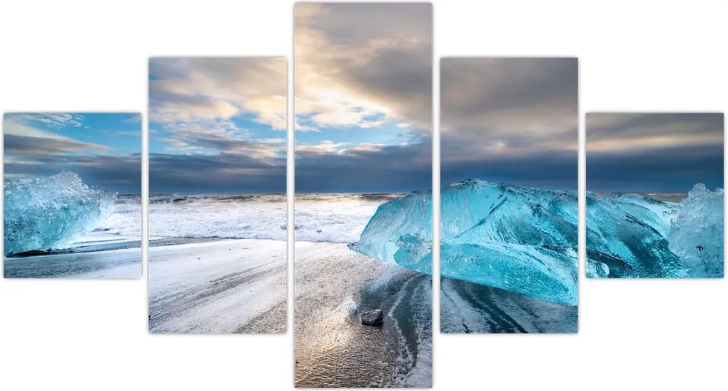 Obraz - Diamond Beach (125x70 cm)