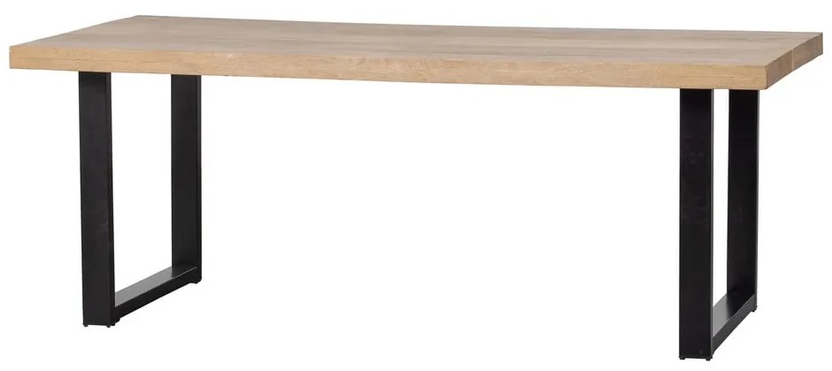 Stół z blatem z drewna mango WOOOD, 180x90 cm