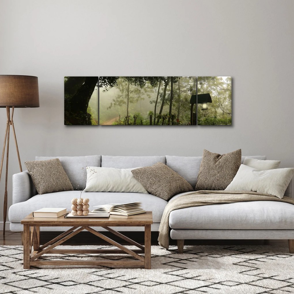 Obraz porannej mgły (170x50 cm)