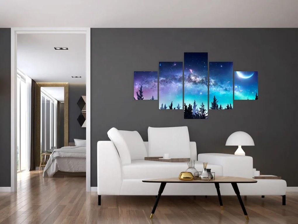 Obraz - Droga Mleczna (125x70 cm)