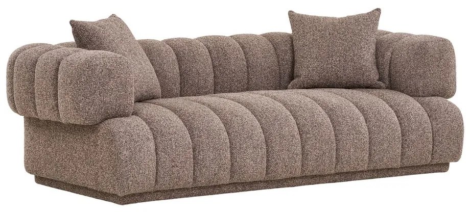 Brązowa sofa 226 cm Aurora – House Nordic