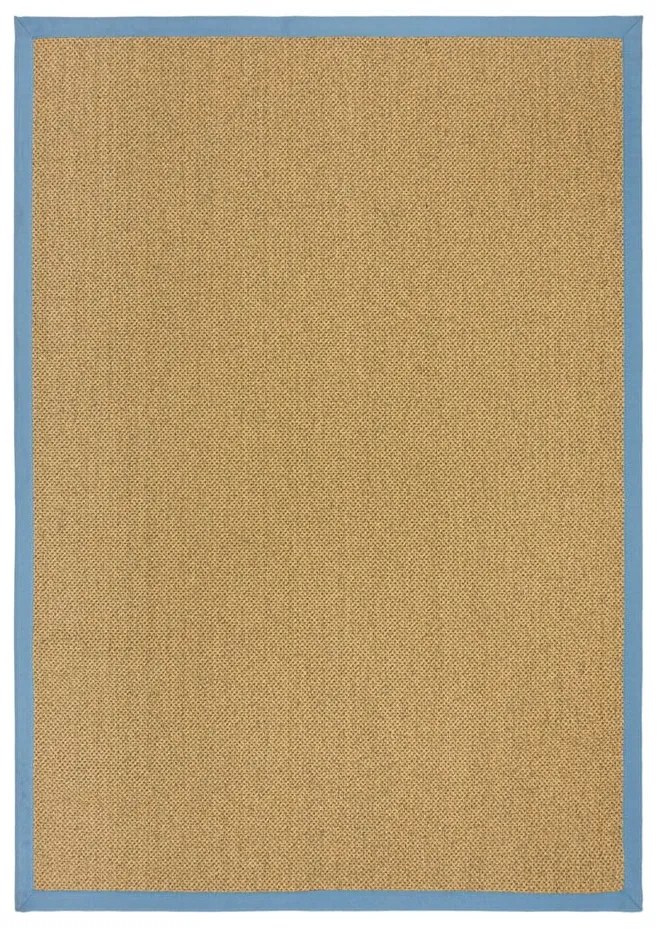 Jasnoniebiesko-jasnobrązowy dywan odpowiedni na zewnątrz 200x290 cm Sisal Look – Flair Rugs