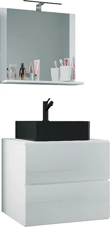 3 szt umywalka meble łazienkowe Lendas 60 cm M