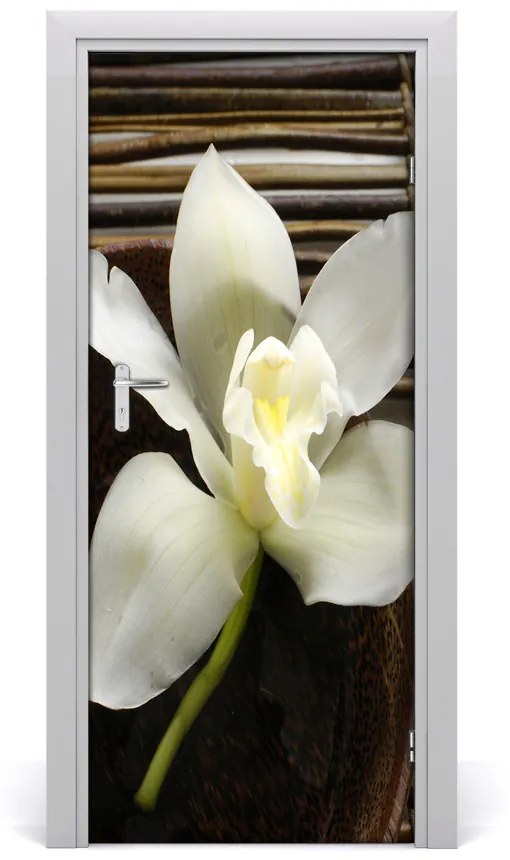 Okleina Naklejka fototapeta na drzwi Orchidea