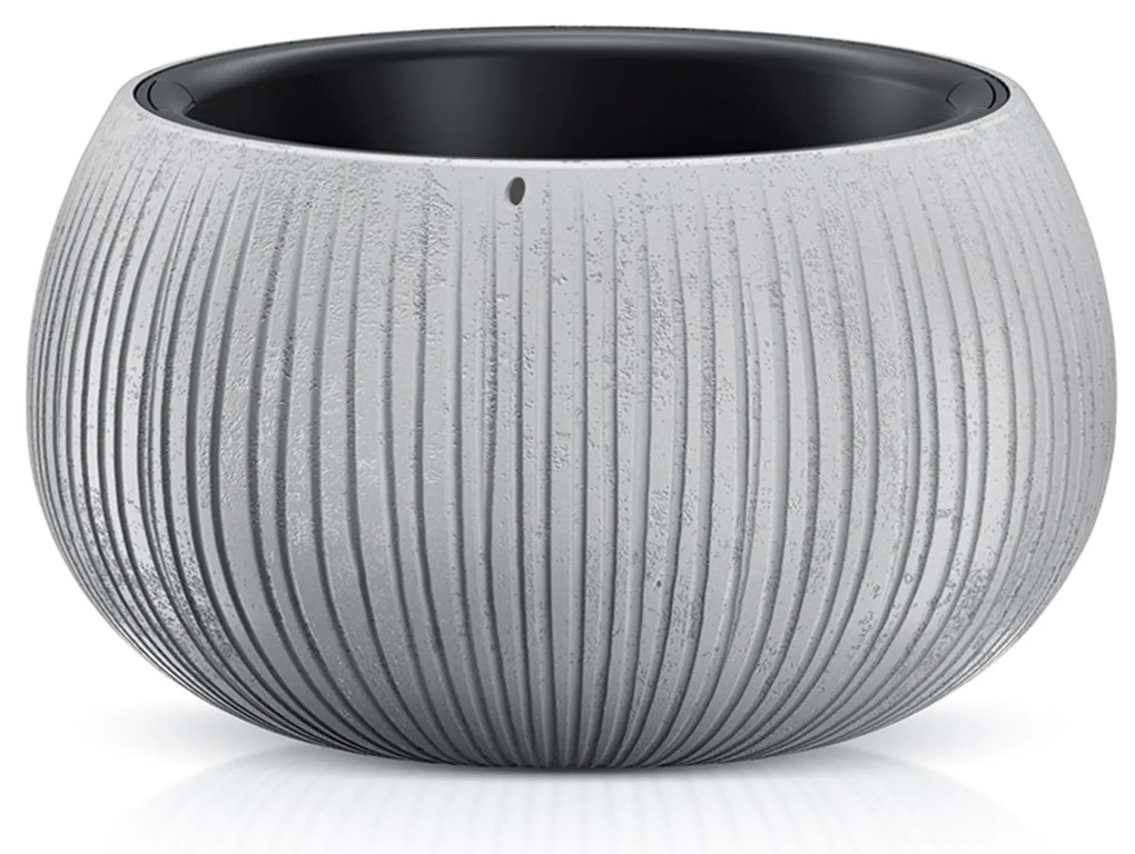 Donica ogrodowa Beton Bowl 24 cm szary PROSPERPLAST