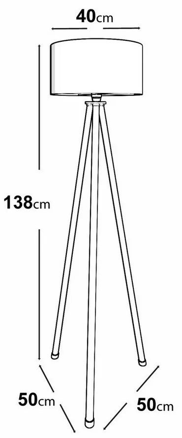 Lampa podłogowa KS-11104 kremowy brąz