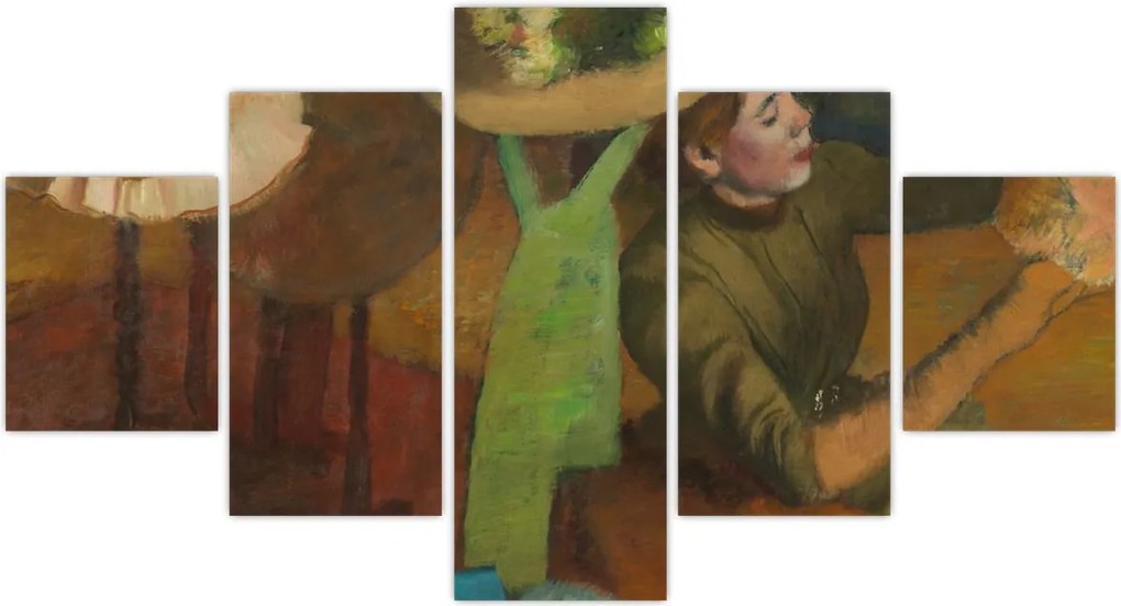 Obraz - Edgar Degas, The Millinery Shop, reprodukcje (125x70 cm)