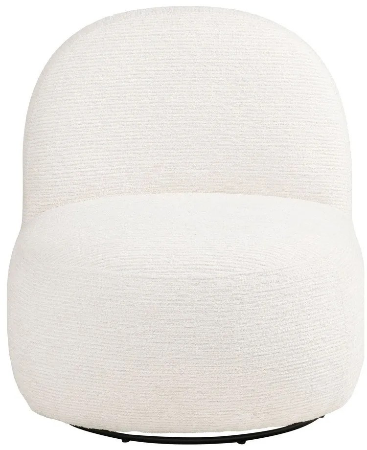 Kremowy obrotowy fotel Milo – House Nordic