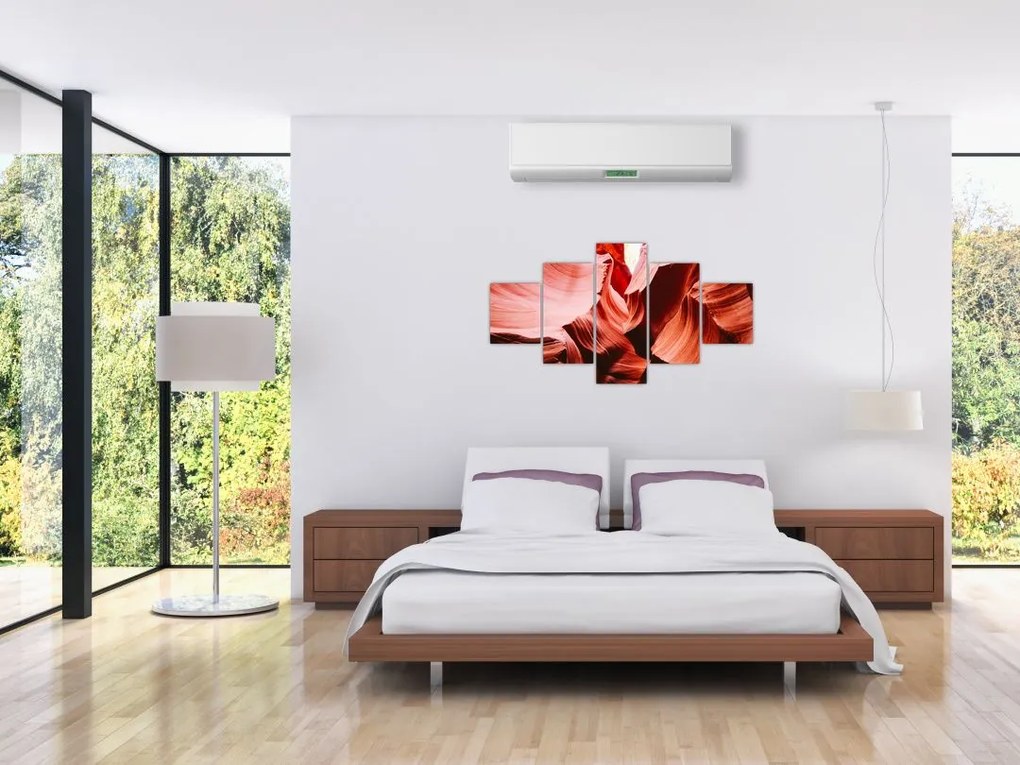 Obraz czerwonych skał (125x70 cm)