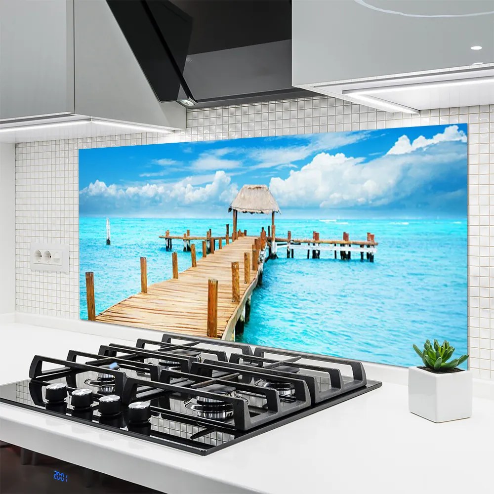 Panel nad blat kuchenny Most Wiszący nad Falami