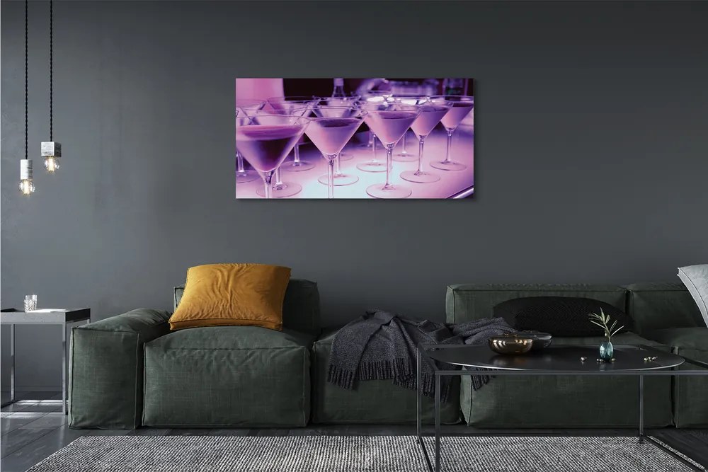 Duży obraz na płótnie Wykwintne Koktajle W Szkle