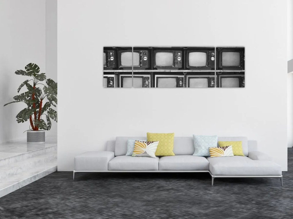 Obraz - Retro TV (170x50 cm)
