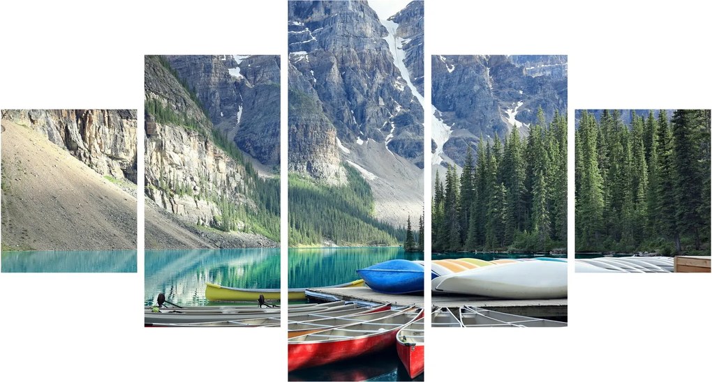 Obraz - Moraine Lake (125x70 cm)