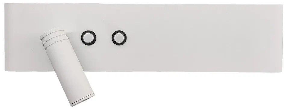 Kinkiet, lampka nocna Resort left 10W + 3W LED 4000K Biały