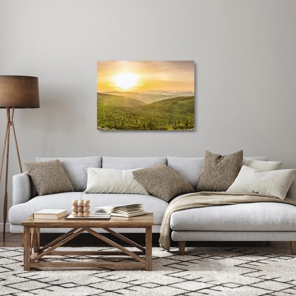 Obraz na szkle - panorama (70x50 cm)