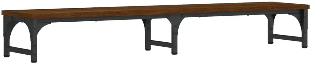 Podwójna podstawka pod monitor brązowy dąb G4-E67