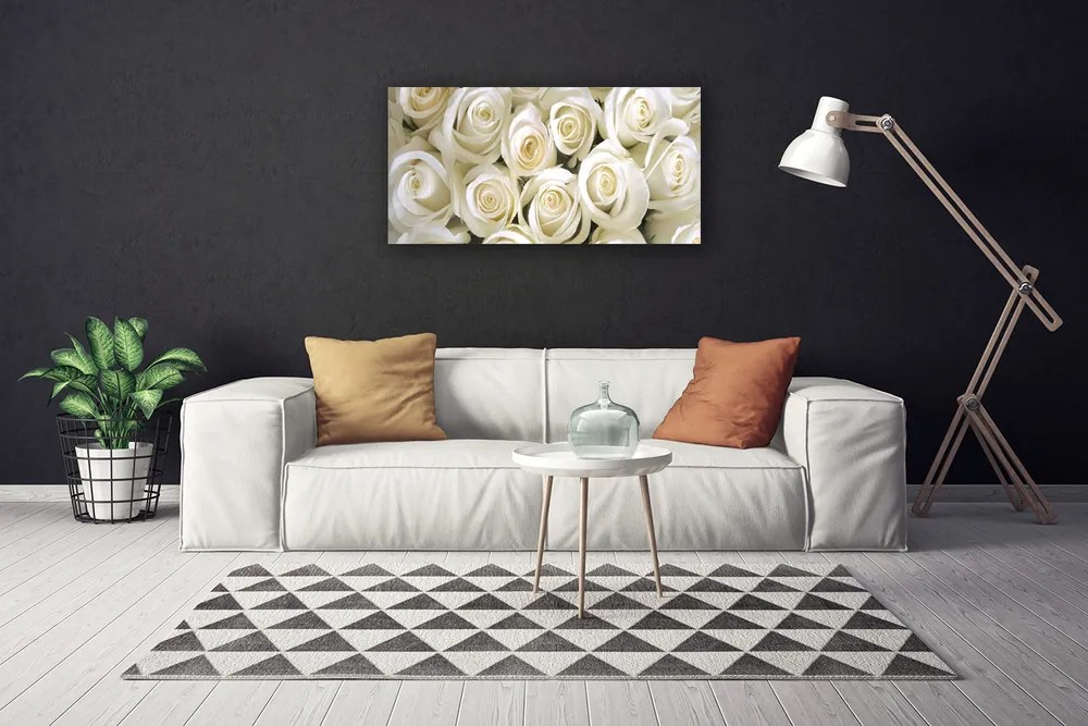 Obraz Canvas Róże Kwiaty Roślina