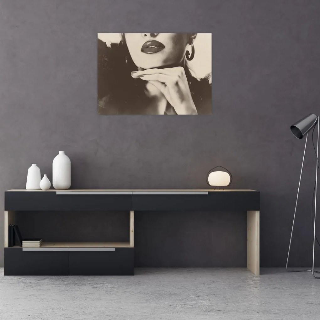 Obraz - Vintage zdjęcie kobiety (70x50 cm)