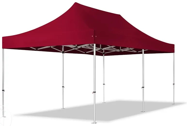 TOOLPORT 3x6 m Namiot Ekspresowy PROFESSIONAL Alu 40 mm, ze ścianami bocznymi, okna panoramiczne , czerwony - (600224)