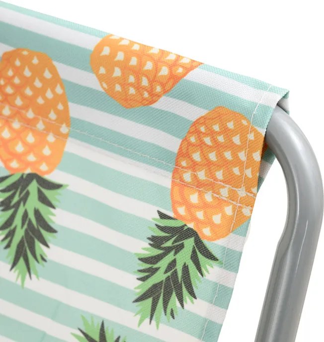 Składane leżak plażowy SAND PINEAPPLE, kolorowy