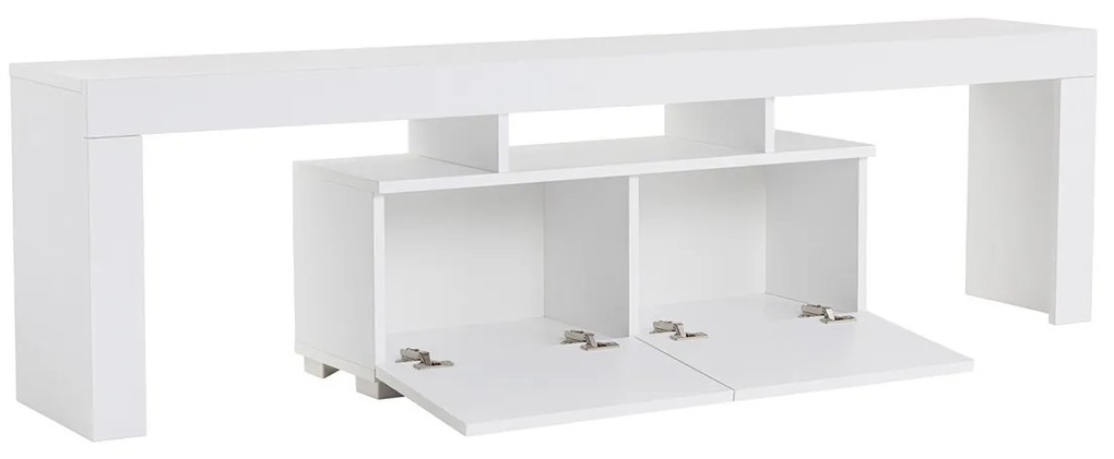 Stolik TV Enclave Natural White