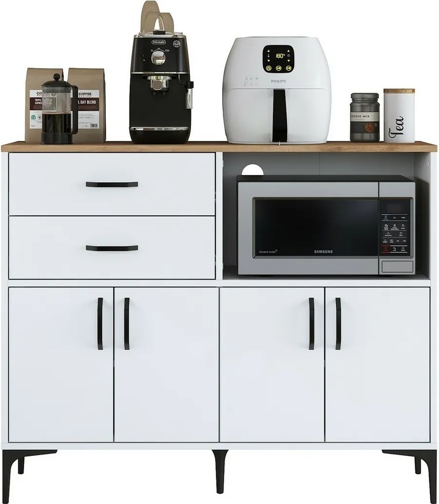 Szafa Jeby Walnut and White