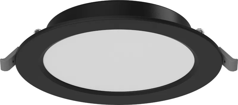 Mexen LDRR panel sufitowy downlight LED wpuszczany fi 14 cm, 9W, Zimna - 6500K, 720 lm, czarny - L210-014-0965-70