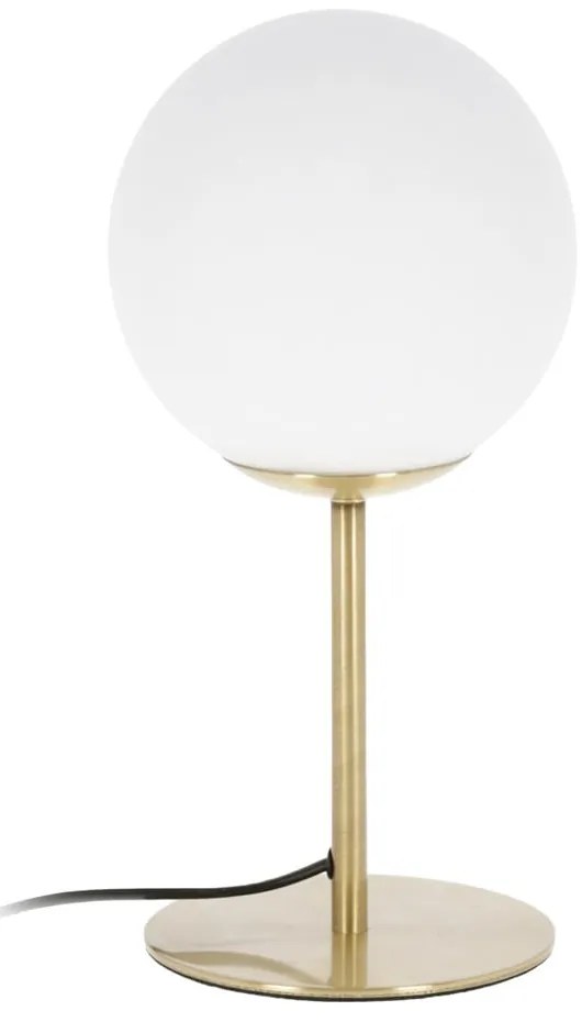 Lampa stołowa w kolorze złota z metalowym kloszem (wys. 28 cm) Mahala – Kave Home