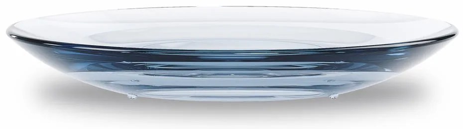 Niebieska plastikowa mydelniczka Droplet – Umbra