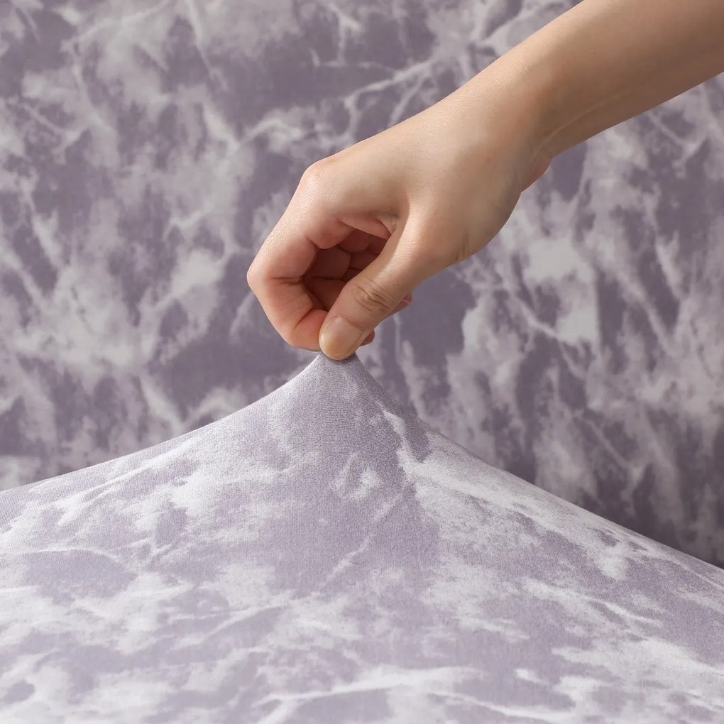 4Home Pokrowiec elastyczny na kanapę 2-osobową Marble, 145 - 185 cm, 145 - 185 cm