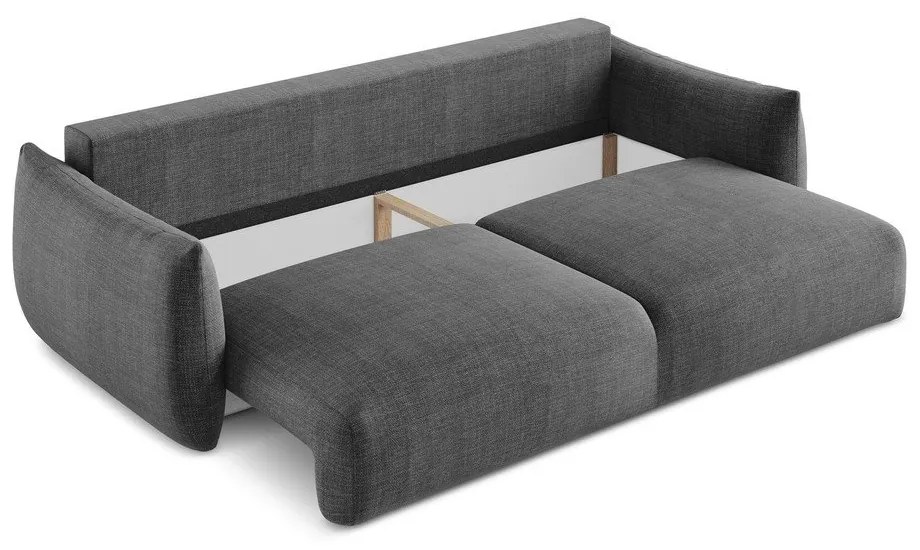 Ciemnoszara rozkładana sofa 230 cm Leila – Makamii