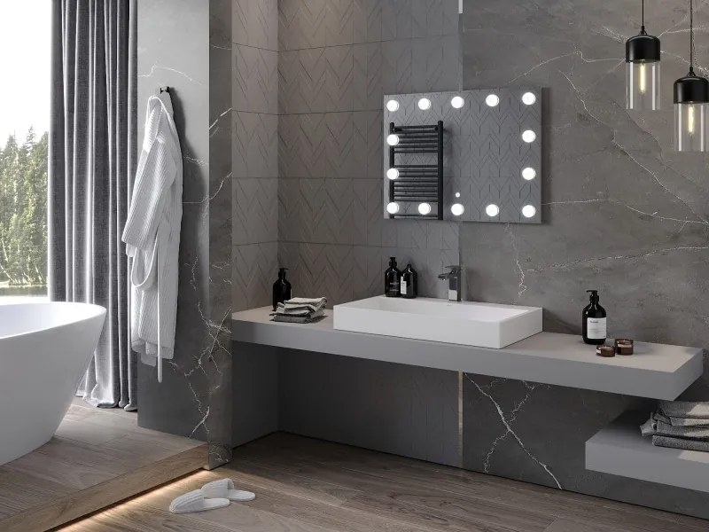 Mexen Dona lustro łazienkowe podświetlane 80 x 60 cm, LED 6000K, antypara - 9818-080-060-611-00